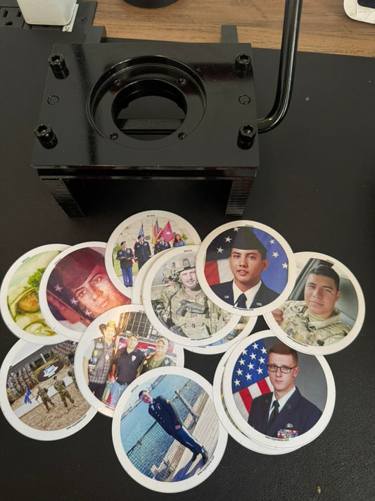 9 Custom 2.25" Round Magnets