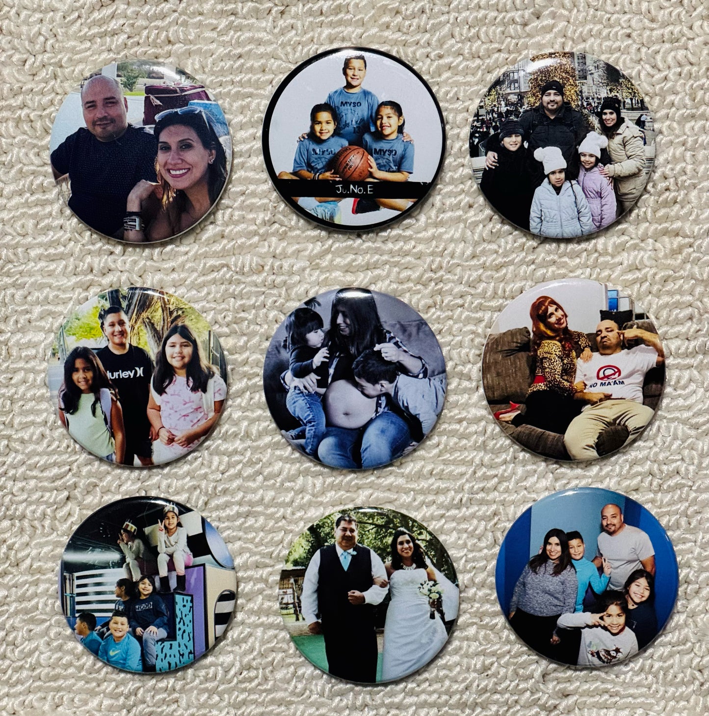 9 Custom 2.25" Round Magnets