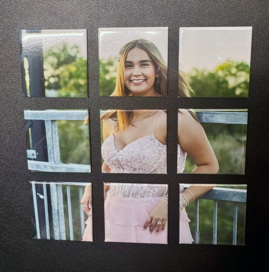 9 Square Magnet Puzzle